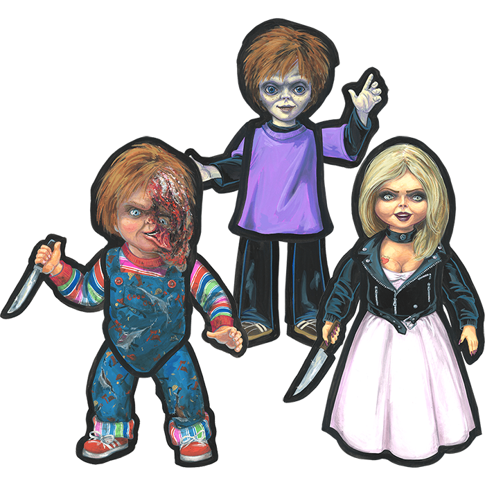 Child's Play - Chucky - Figure Set - Wall Decor