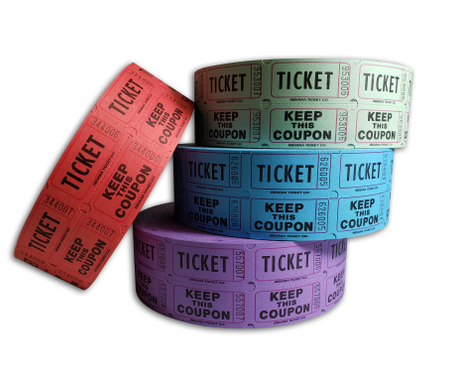 Double Roll Raffle Tickets