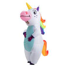 Prancing Unicorn Inflatable Costume