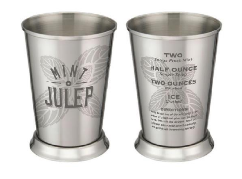 Kentucky Derby Silver Mint Julep Cup