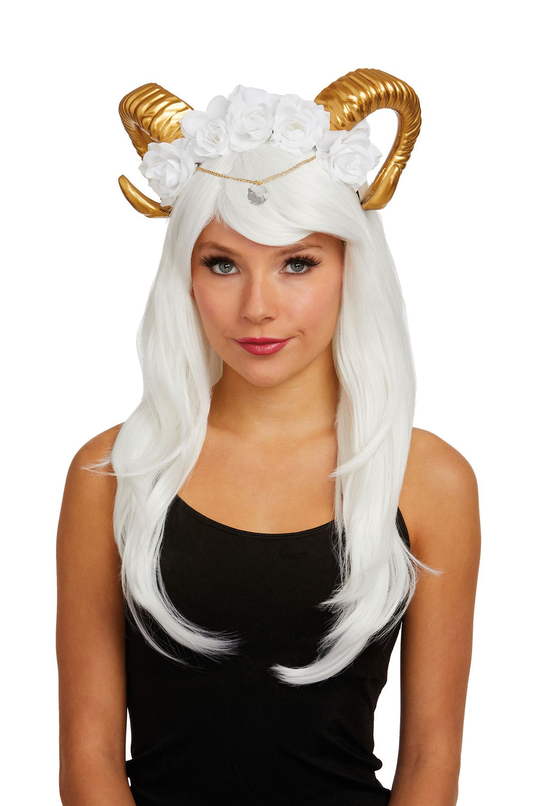 Gilded Ram's Horn Headpiece