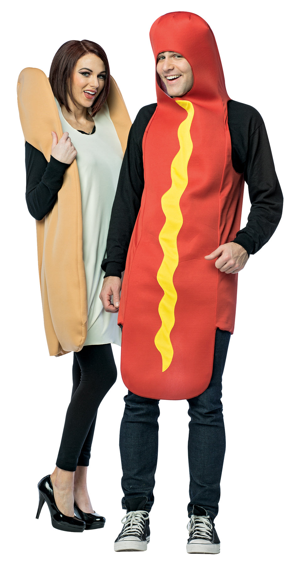 Hot Dog and Bun Couples Costume