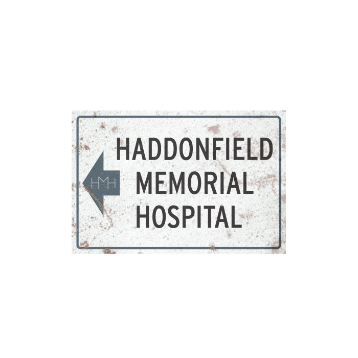 HALLOWEEN II - Haddonfield Memorial Hospital Metal Sign