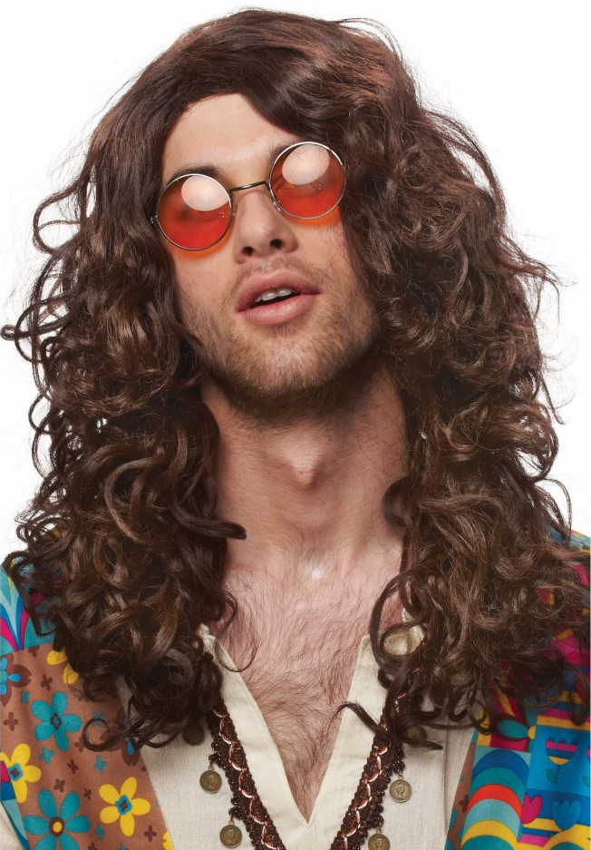 Hippie Rock Wig Brown