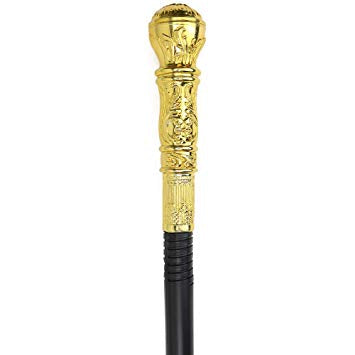 Golden Steampunk Cane/Scepter