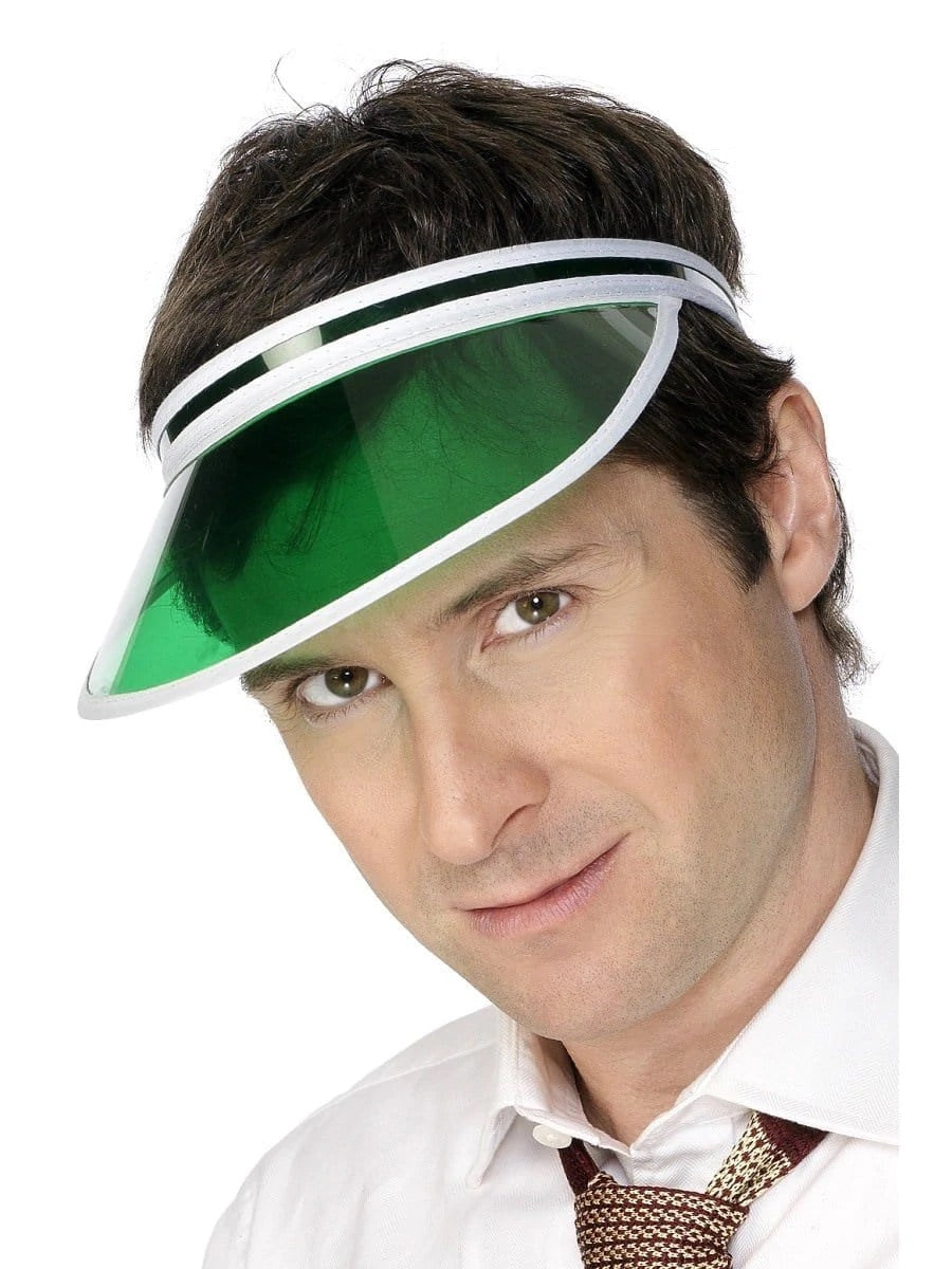 Green Poker Visor