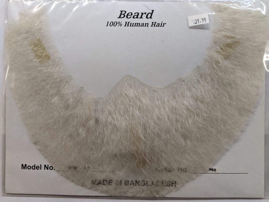 Full-Face Human Hair Beard