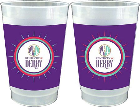 Kentucky Derby 148 - Plastic Frosted Cups 10/Pkg