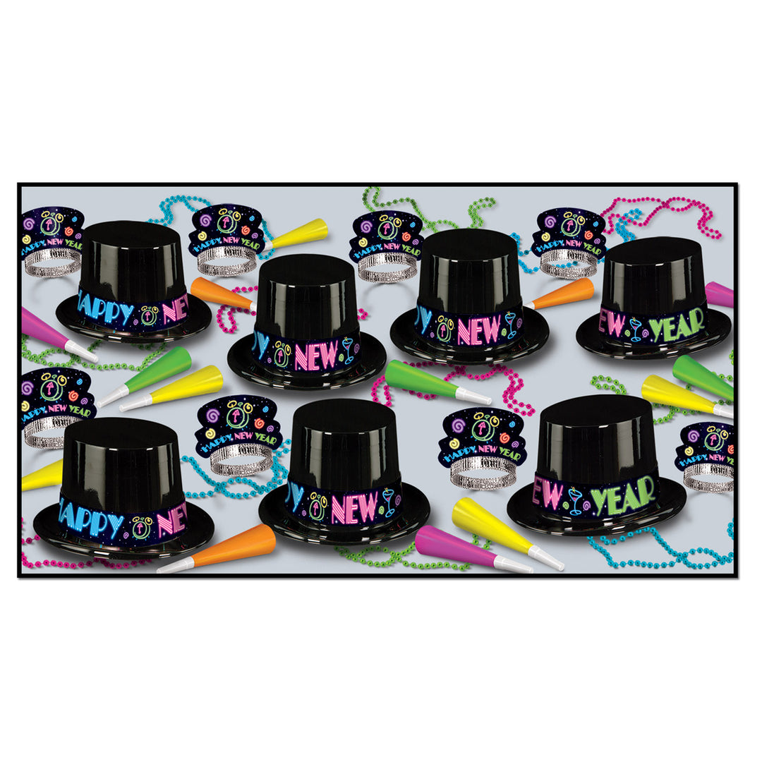 Neon Party Assortment for 50