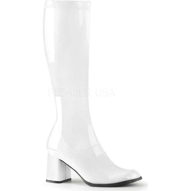 Classic White GoGo Boots