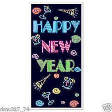 Happy New Year Door Cover