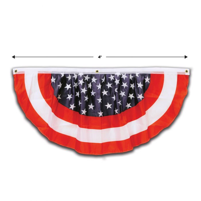 Stars &amp; Stripes Fabric Bunting