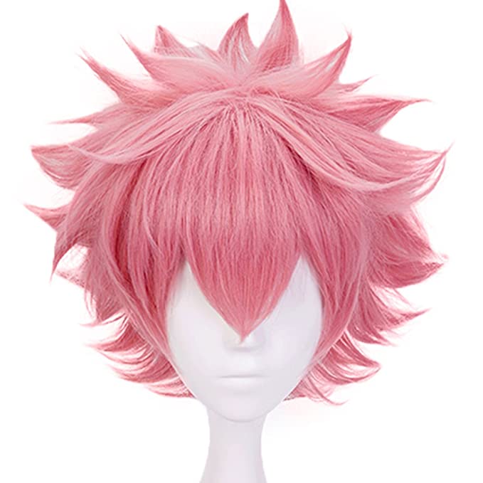 Pink Spike Anime Wig