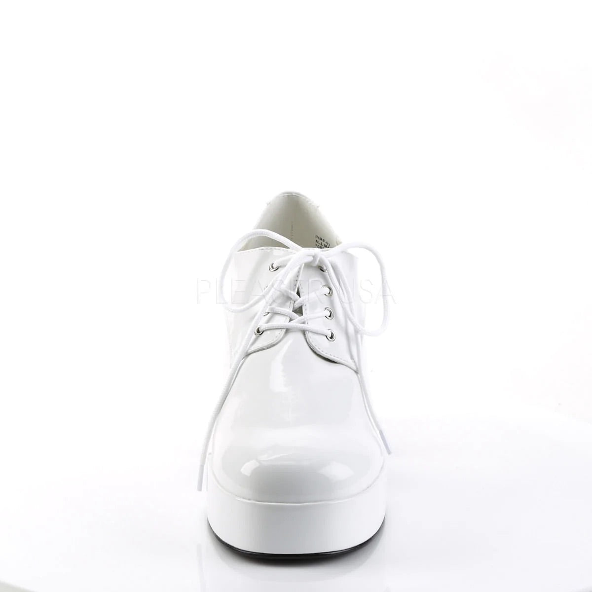 White Disco Platform Shoe with Fish Heel