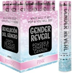 Gender Reveal Confetti Cannon - Pink