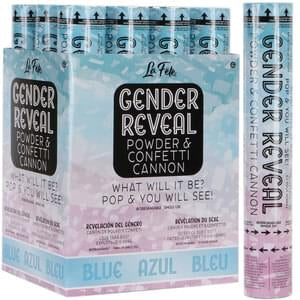 Gender Reveal Confetti Cannon - Blue