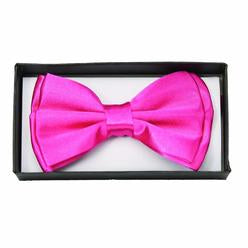 Satin Assorted Solid Color Satin Bow Tie - Adjustable