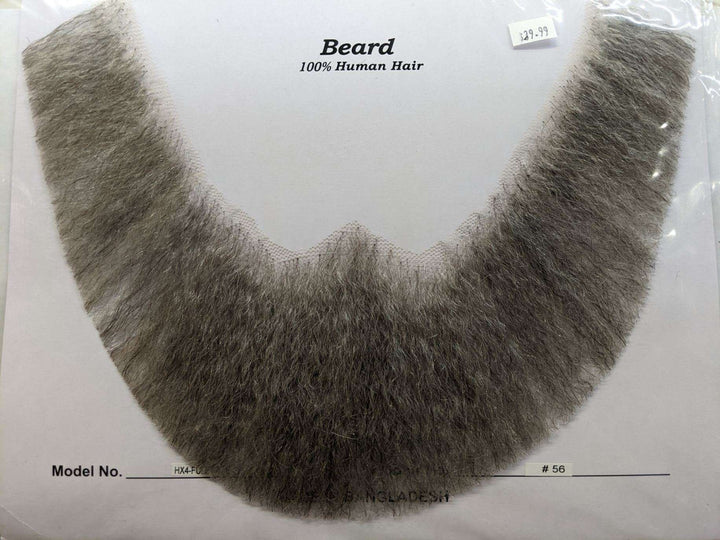 Full-Face Human Hair Beard