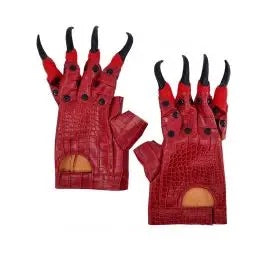 Claw Leather Look Gloves