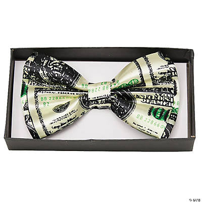 Satin Bow Tie - Money