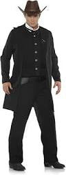 Dark Sheriff Western Costume - Adult