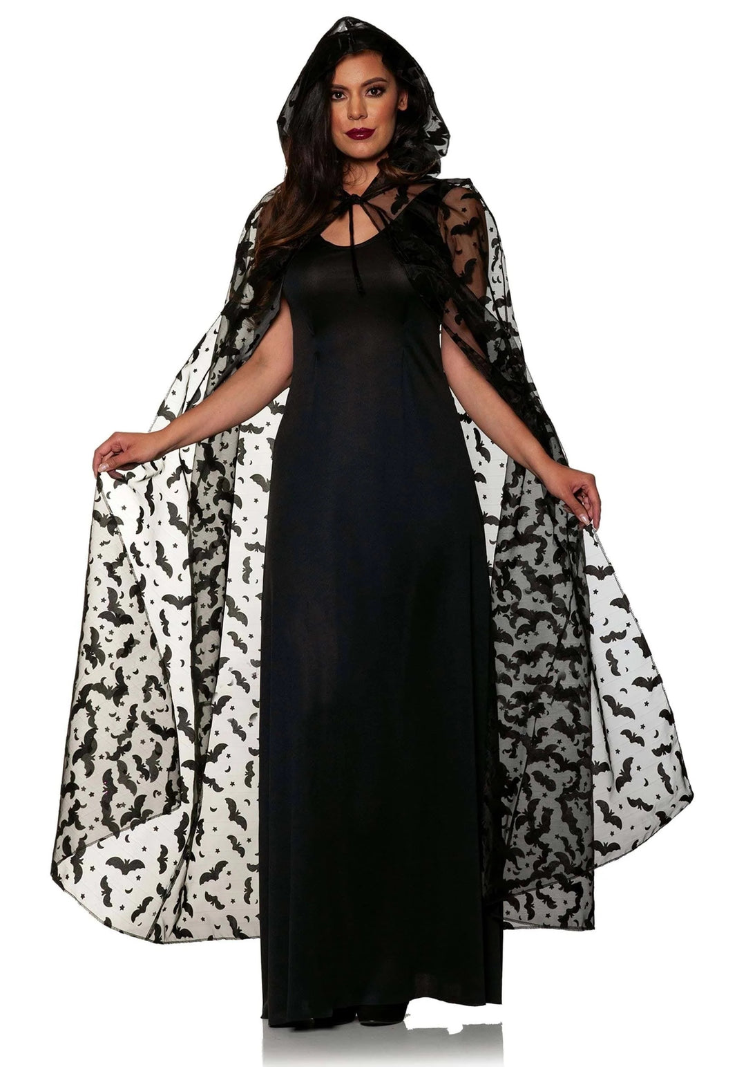 56” Adult Sheer Chiffon Bat Cape