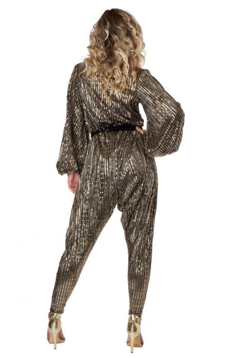 Gold Disco Queen Costume - Adult