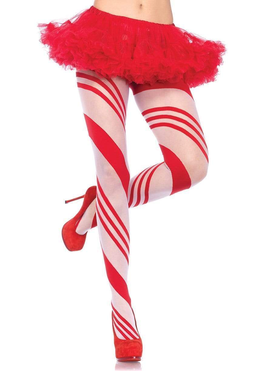 Tights - Candy Cane Striped