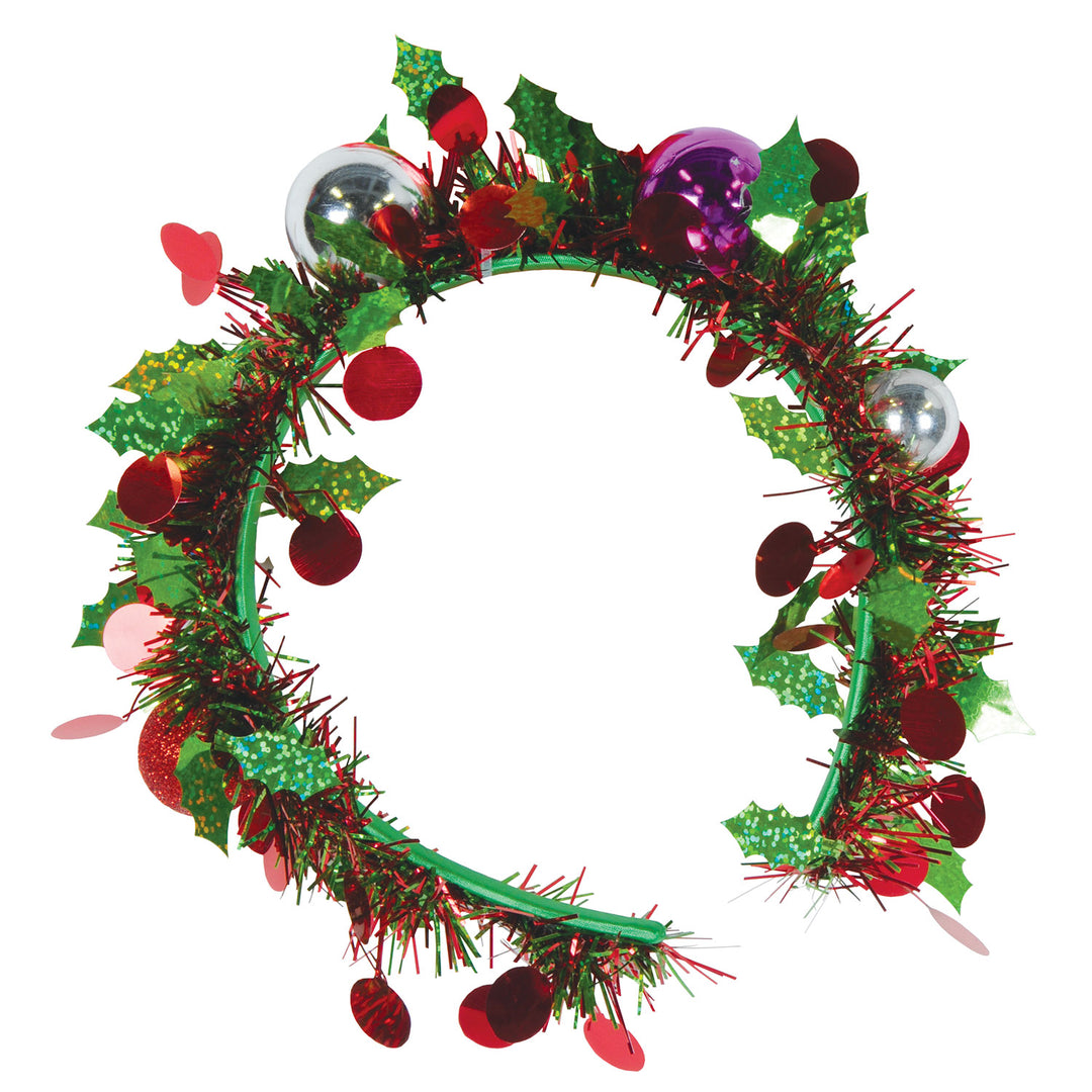 Christmas Tinsel Garland Headband