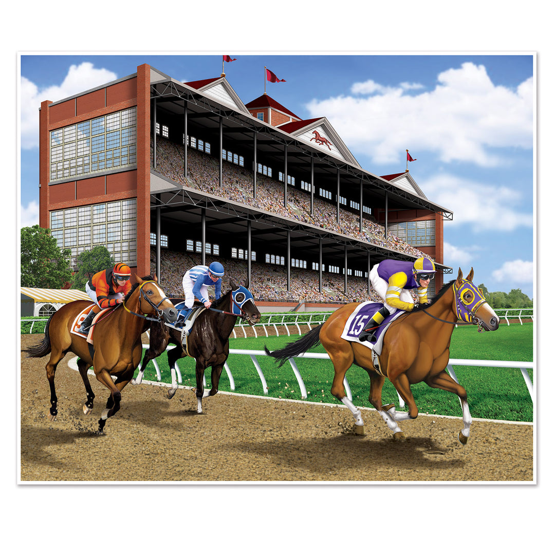 Large Horse Racing Photo-Op Backdrop