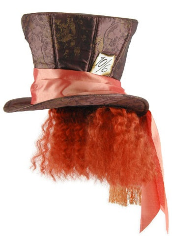 Deluxe Mad Hatter Hat With Hair