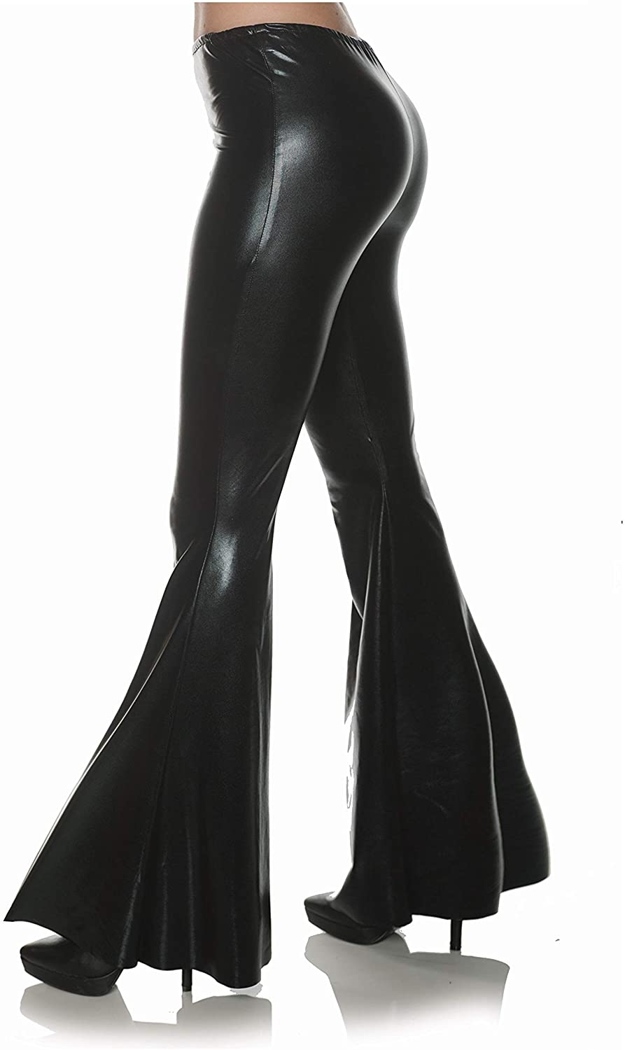 70's Metallic Bell Bottoms - Black