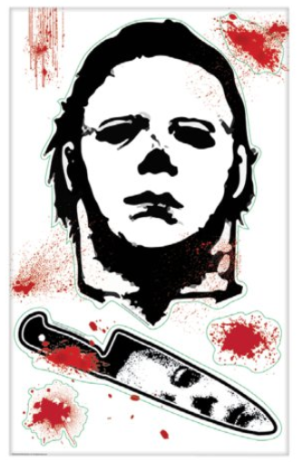 Michael Myers Glass Grabber Clings