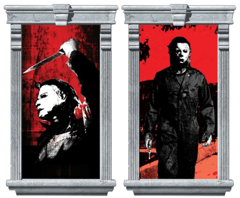 Michael Myers Window Silhouettes