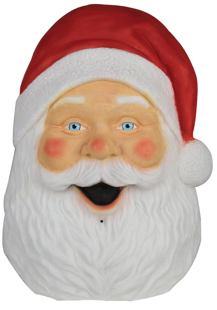 Santa Claus Lighted Blow Mold Plaque w/Sound