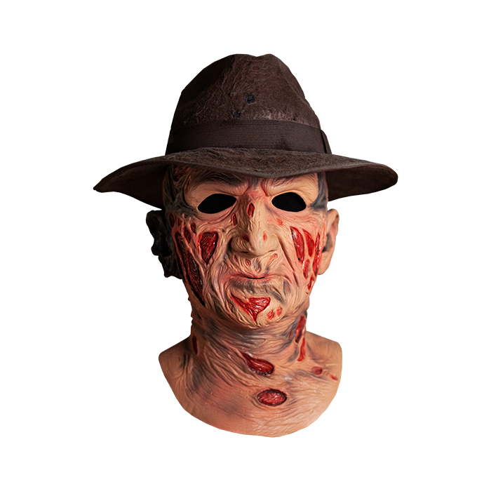 A Nightmare on Elm Street (Springwood Slasher)- Freddy Krueger Mask with Fedora