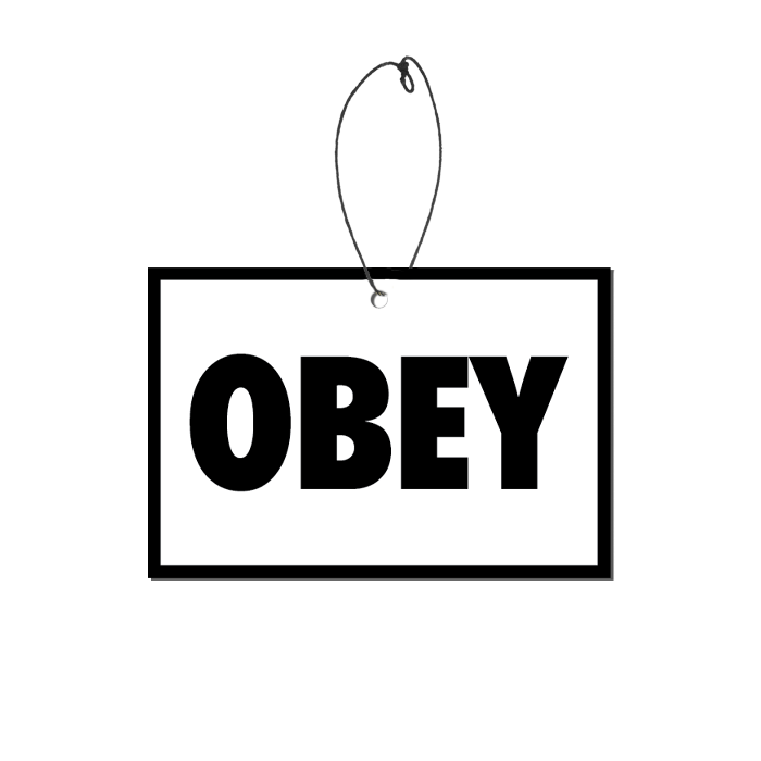 They Live - OBEY Sign Fear Freshener