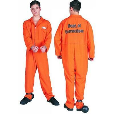 Orange Prisoner Jumpsuit Costume - Adult