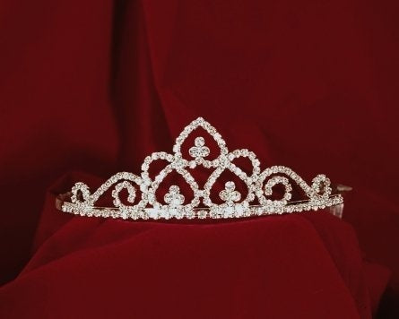 Gold Rhinestone Tiara