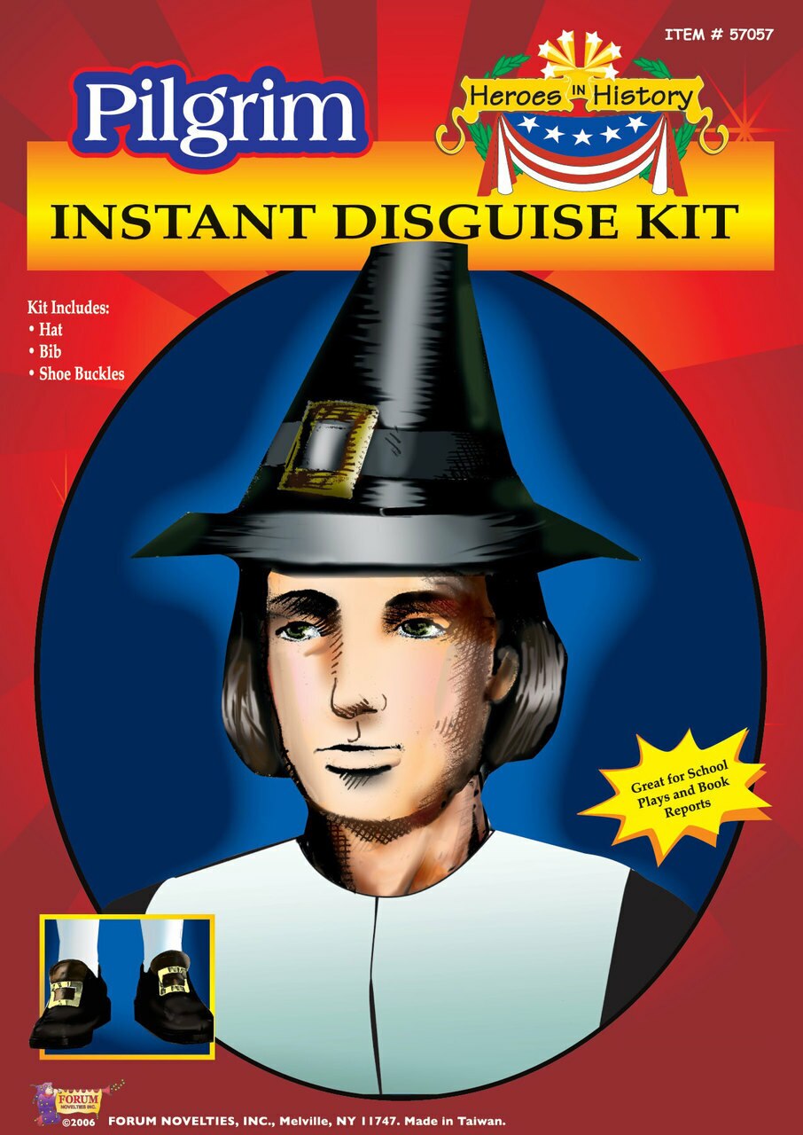 Heroes in History Instant Disguise Kit - Pilgrim Man