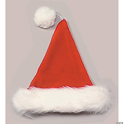 Deluxe Plush Santa Hat with Pile Plush Trim