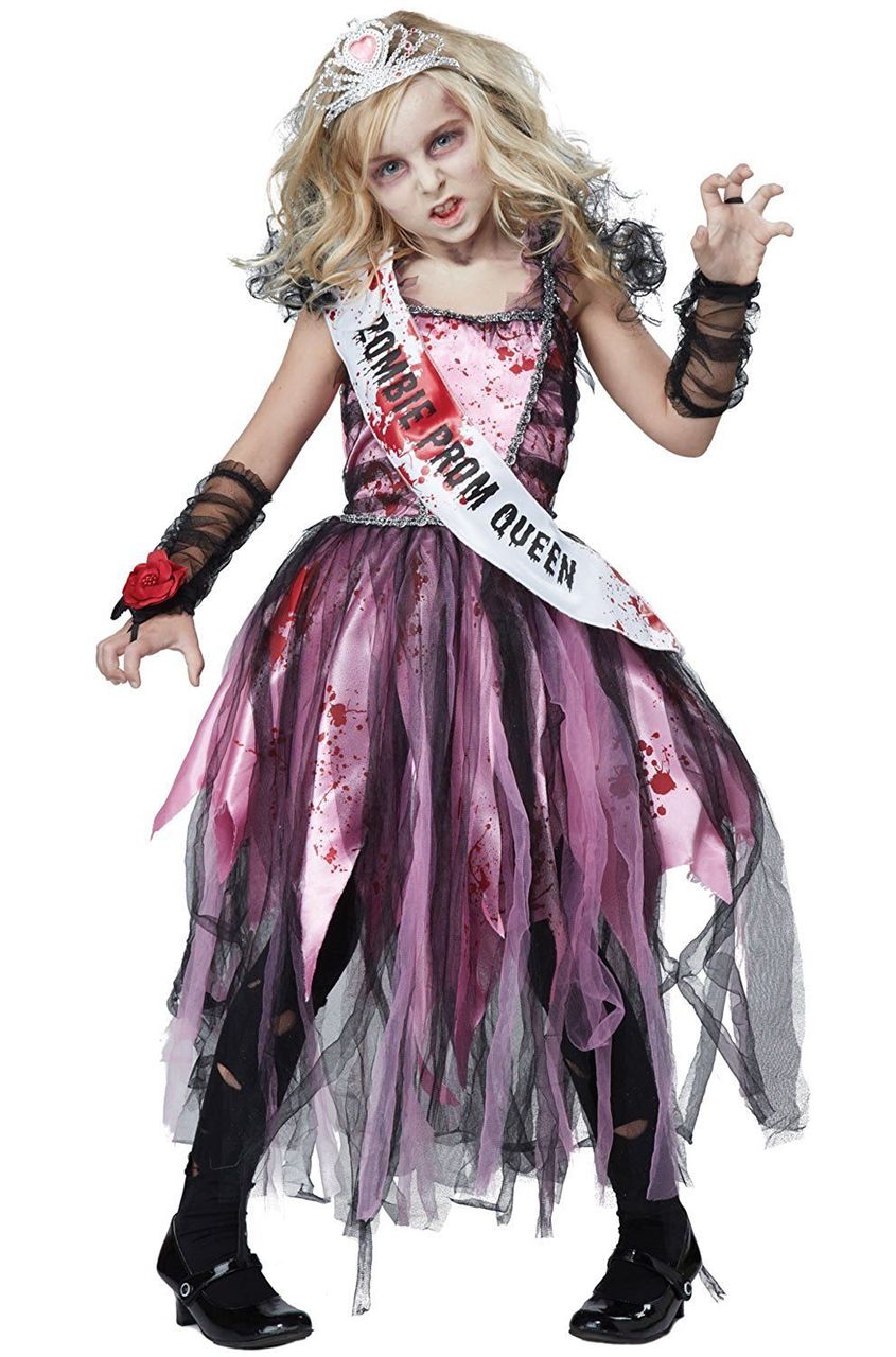 Zombie Prom Queen Children's Costume