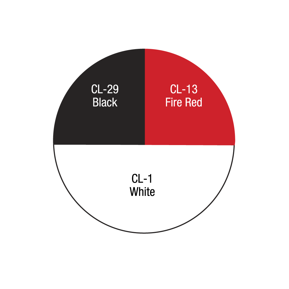 Ben Nye Red White & Black Wheel