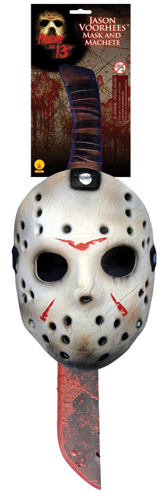 Friday the 13th - Jason Voorhees Mask and Machete Set