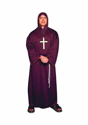 Brown Monk Robe Costume - Adult