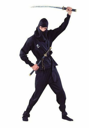 Classic Black Ninja Costume - Adult