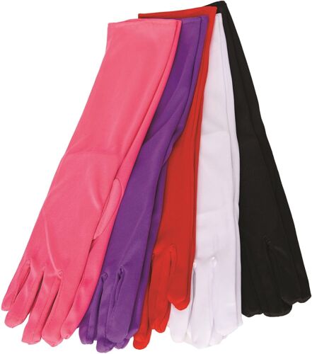 Mid Length Solid Color Gloves