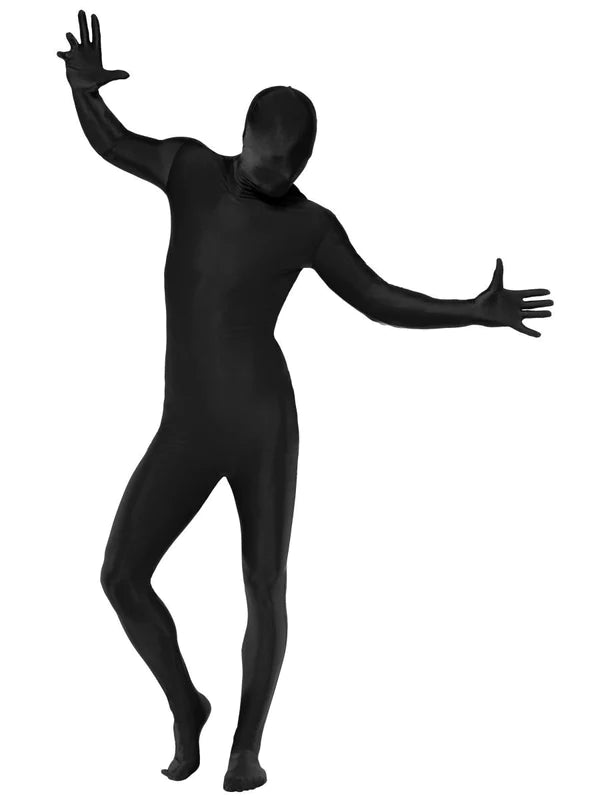 Second Skin Body Suit - Black - Adult