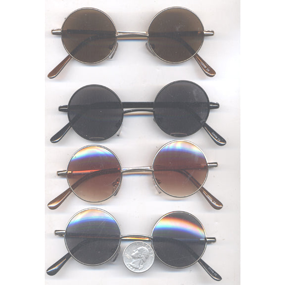 Lennon Style Round Metal Frame Sunglasses