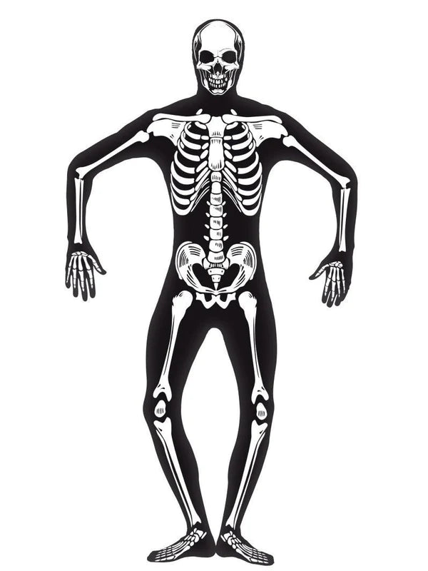 Second Skin Suit - Skeleton - Adult